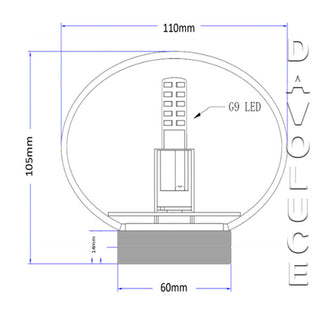 UGE ORB 110mm Ø Opal Glass Wall Light, Similar to FLOS Mini Glo-Ball Ceiling/Wall Mirror Light. Davoluce Lighting