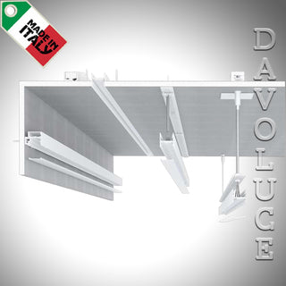 Novalux | P-30 Linear Ceiling or Suspension | Davoluce Lighting | Stand-alone or continuous line system for ceiling and suspended surface. Delivery in Australia, Melbourne, Sydney, Brisbane, Perth