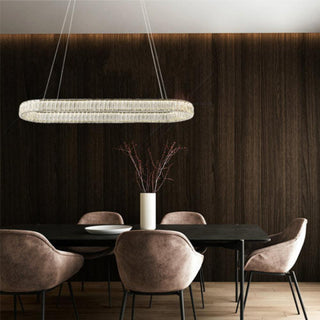 Perla 150cm Oval Crystal Pendant from $1589.00