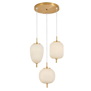 PINO: 3 Light Glass Pendant Lights