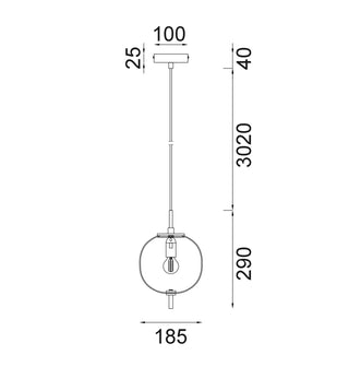 PINO: Round Glass Pendant Lights