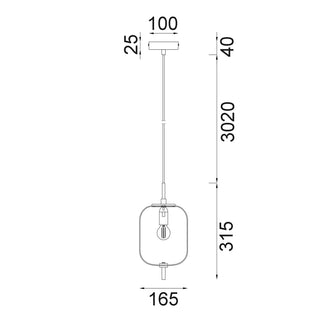 PINO: Jar Glass Pendant Lights