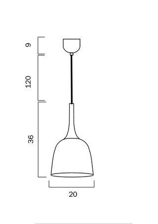 Polk 20cm Pendant Aluminium