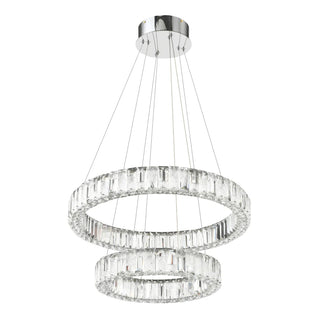 TELBIX RIAS 2 TIER CRYSTAL PENDANTS