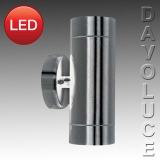 Telbix Riva Stainless Steel Up & Down LED Wall Light - Davoluce Lighting