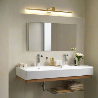 Roka 16Watt Vanity Black Wall Light. Davoluce Lighting have a huge selection of vanity wall lights on display. Over Mirror bathroom lights Australia, Bathroom Wall Lights Melbourne, Bathroom Wall Lights above Mirror Gold Coast, Vanity Mirror lights