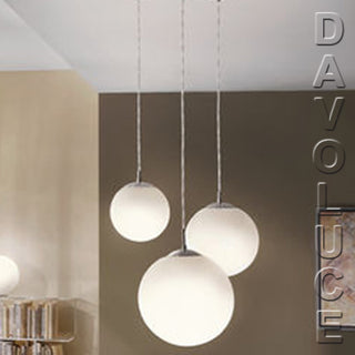 EGLO Rondo LED Glass Pendants from Davoluce Lighting