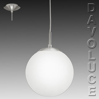 85261 EGLO Rondo LED Glass Pendants from Davoluce Lighting