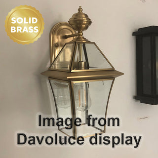 Telbix Rye Antique Brass Wall Light from Davoluce Lighting. solid brass exterior lights, brass outdoor lights Australia, vintage outdoor lights Melbourne, wall lights Australia, outdoor wall lights Australia, outdoor lighting Melbourne, traditional exteri