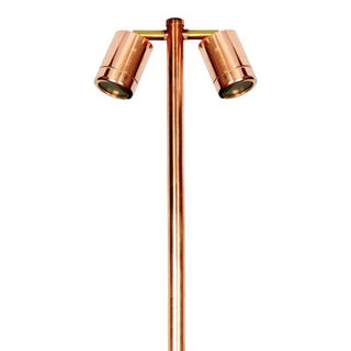 S111C - WATEGOS Copper Twin Directional Spike Bollard from Davoluce Lighting