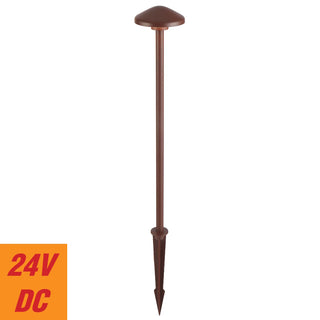 Telbix SCAPE 24V LED Post Light in Rust finish