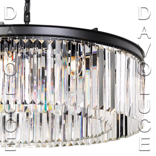 Telbix Serene 80cm crystal pendant | Davoluce Lighting