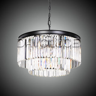 Telbix Serene 60cm 2 Rings Crystal pendant | Davoluce Lighting