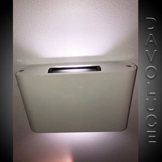 Domus SIERRA Round Two Way Wall Light White, Davoluce Lighting