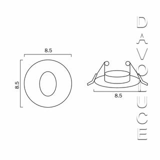 Telbix Snap Round 3W LED Stair Light - Davoluce. led stair lights Australia, led step lighting indoor, recessed wall lights for stairs, recessed wall lights led, ROUND led wall lights Melbourne, lights for stairways Sydney