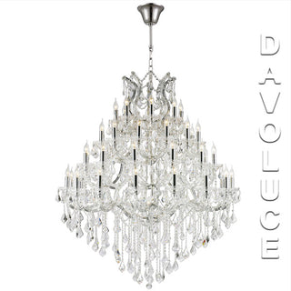 Extra Large Crystal chandelier Australia, Extra large foyer chandeliers Sydney, large foyer lighting for high ceilings, Chandelier for high ceiling dining room, Maria Teresa crystal chandelier Melbourne. Davoluce Lighting 