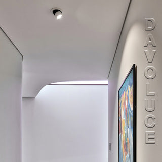 Unios Switch Small 7W LED Downlight, Unios downlights on display at Davoluce Lighting Elsternwick Showroom. 