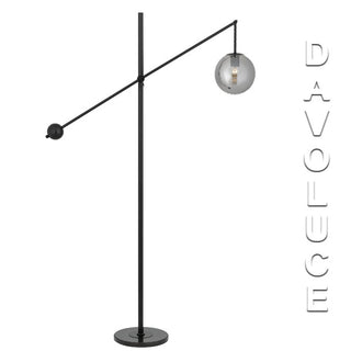 Telbix KEMI FL-BKSM KEMI FLOOR LAMP - BLACK from $389.00, designer floor lamps Australia from Davoluce, modern floor lamps for living room, unique floor lamps Sydney, Unique floor lamps: 14 of Australia’s best