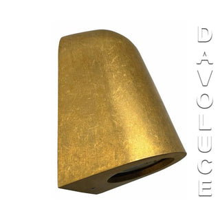 CLA TORQUE Exterior Surface Mounted Solid Brass Wall Light from Davoluce