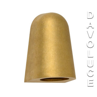 CLA TORQUE Exterior Surface Mounted Solid Brass Wall Light from Davoluce