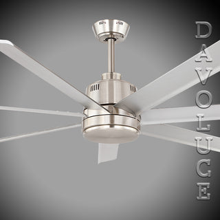 TOURBILLON 60" 1520mm 7 Steel Blades from Eglo | Davoluce Lighting. Quiet, Low Energy Consumption Cheap Ceiling Fan DC motors. Suitable for indoor as well as outdoor under covered installation. 