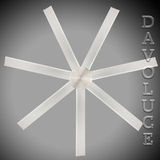 TOURBILLON 60" 1520mm 7 Steel Blades from Eglo | Davoluce Lighting. Quiet, Low Energy Consumption Cheap Ceiling Fan DC motors. Suitable for indoor as well as outdoor under covered installation. 