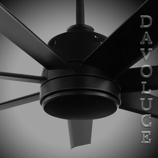 TOURBILLON 60" 1520mm 7 Steel Blades from Eglo | Davoluce Lighting. Quiet, Low Energy Consumption Cheap Ceiling Fan DC motors. Suitable for indoor as well as outdoor under covered installation. 