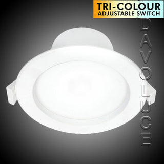 We have huge selection of colour shift downlights, multi coloured downlights, TRI-COLOUR LED Down Lights, cct led downlights, tri colour led downlights, osram tri colour led downlight 8w dimmable. Australia wide delivery. Davoluce LightingE 