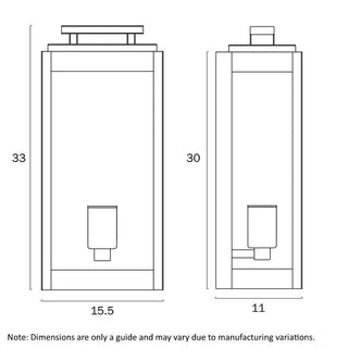 Truman 1 Light Exterior Wall Light