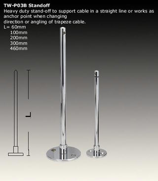 TW-P03B Standoff For Trapeze Cable, Davoluce_Gentech Lighting