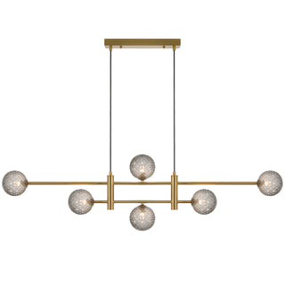 Telbix TYSON 6 LIGHT PENDANT ANTIQUE GOLD - Pendant lights Australia, pendant lights Melbourne, Pendants for kitchen Bench, Dining Room Pendants. Modern Pendants for dining tables in Melbourne. Pendant Lights for Every Setting.