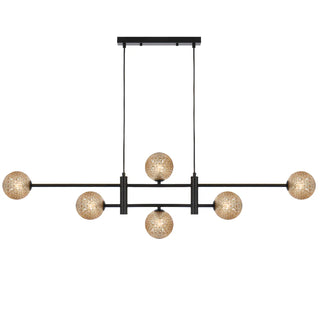 Telbix TYSON 6 LIGHT PENDANT ANTIQUE GOLD - Pendant lights Australia, pendant lights Melbourne, Pendants for kitchen Bench, Dining Room Pendants. Modern Pendants for dining tables in Melbourne. Pendant Lights for Every Setting. 