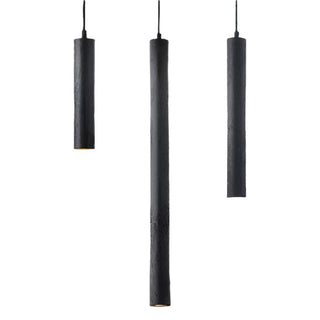 MDA Lighting Toress Acid Washed Cylinder Pendants for above kitchen island benches, Davoluce Lighting