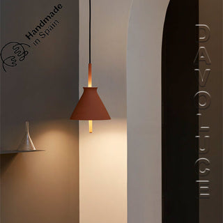 Pott Totana Suspensions. Hand made terracotta pendant lights, Terracotta pendant lights Australia. Available from Davoluce Lighting