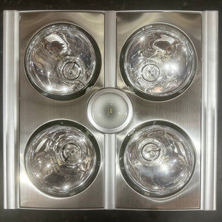 “Ceiling-mounted bathroom heat lamp with exhaust fan and light – UVENTH4LS”