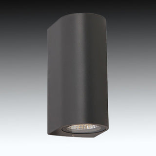 UOW043COB-BLK-WW - UGE Lighting - ERIS Black Round Up & Down 2 x 5W LED Wall Light. We have the biggest range of LED up and down wall lights on display in our Elsternwick showroom. Davoluce Lighting offers world wide delivery to most of our products. led 