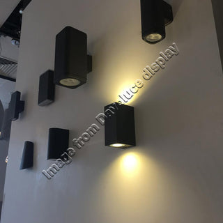 UOW044COB-BLK-WW - UGE Lighting - QUANTUM Black Square Up & Down 2 x 5W LED Wall Light. We have the biggest range of LED up and down wall lights on display in our Elsternwick showroom. Davoluce Lighting offers world wide delivery to most of our products. 