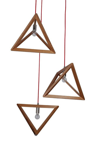 UPTRIANGLE Designer Timber Pendant from Davoluce and UGE Lighting.