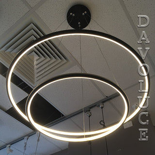 SLIMLINE RING Pendant 40cm + 60cm from UGE | Davolucelighting.com.au. We have huge selection of latest ring pendant lights available in Australia, pendant lights Melbourne, Sydney, Brisbane, Perth. Ring pendant lights Adelaide.