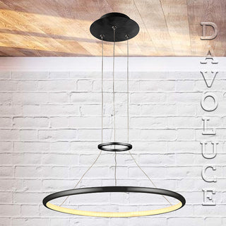 SLIMLINE RING 60cm Pendant from UGE | Davolucelighting.com.au. We have huge selection of latest ring pendant lights available in Australia, pendant lights Melbourne, Sydney, Brisbane, Perth. Ring pendant lights Adelaide.