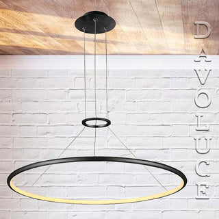 SLIMLINE RING 80cm Pendant from UGE | Davolucelighting.com.au. We have huge selection of latest ring pendant lights available in Australia, pendant lights Melbourne, Sydney, Brisbane, Perth. Ring pendant lights Adelaide.