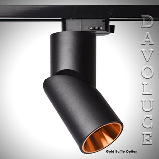 UGE UTRKB15ADJ 15W LED Single Circuit Track Spot | Davoluce Lighting, dimmable led track lighting Sydney, led track lighting systems Australia, gallery track lighting, commercial track lighting Perth, single circuit track lighting from Davoluce Lighting.