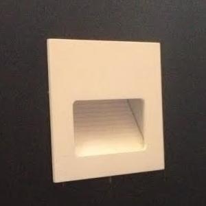 UWL38WH-WW, EDGE Small Square 2.5W LED Step Light from Davoluce Lighting