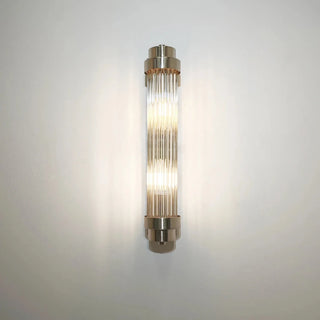 CLA VARILLAS: Interior Up/Down Clear Glass Rod Wall Lights