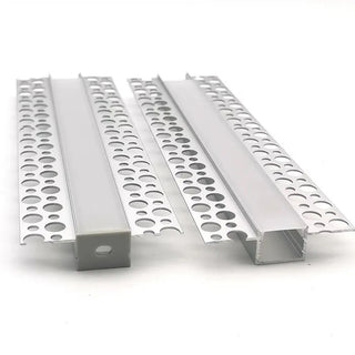 VCB035 Plasterboard Square Aluminium Profile with Diffuser