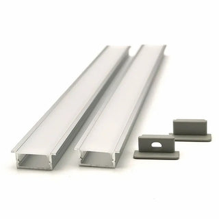 VCF020 Square Winged Aluminium Profile with Diffuser