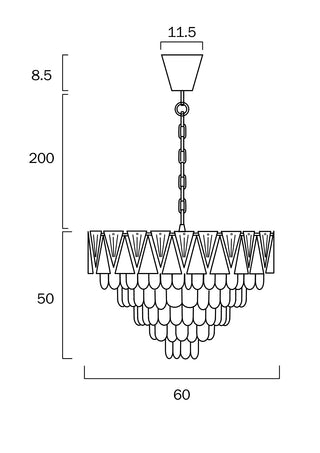 Valerie 60 Pendant