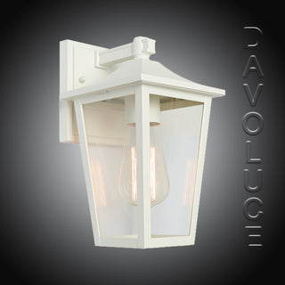 Cougar Lighting York Exterior Wall Light White. Exterior Wall lights Australia, Traditional exterior coach lights Melbourne, White external wall lights Sydney. Australia wide deivery by Davoluce Lighting