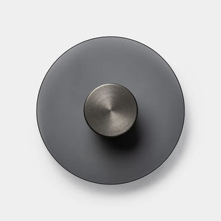 Eclipse 230 Wall Lamp – smoked glass and brushed bronze, front view