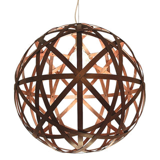 Bali Ball 75cm Timber Pendant Light